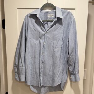 Valentino Light Blue Casual Button Down Shirt